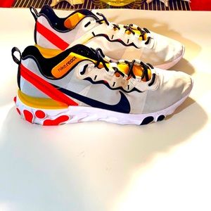 nike  react element 55 tour yellow